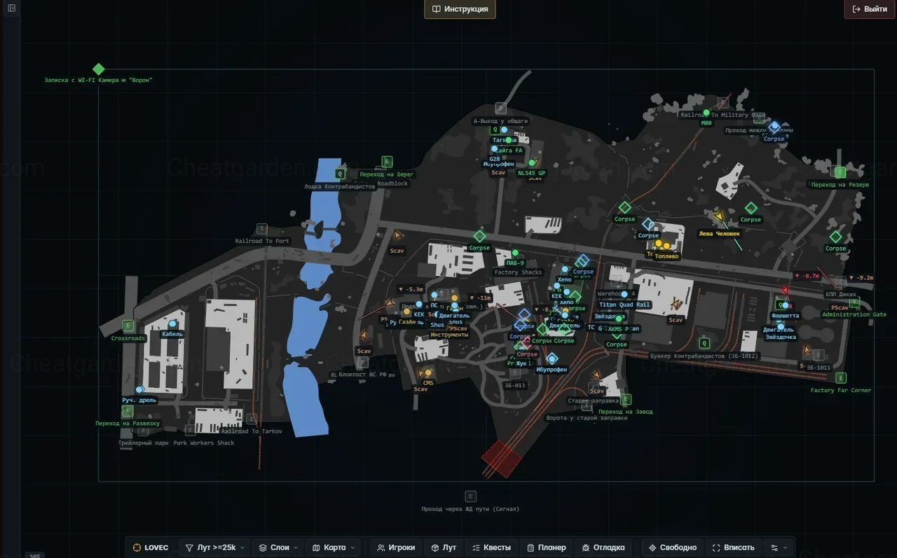 EFT Web Radar